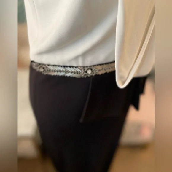 David Meister Black and White Dress - Picture 9 of 9